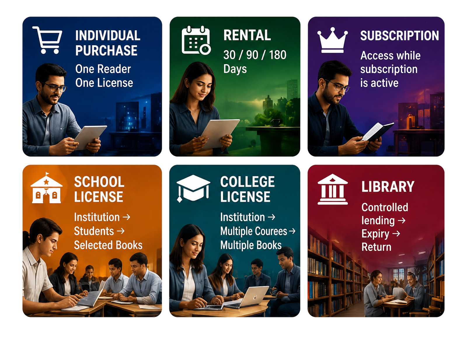 Publisher Licensing & Business Models Grid